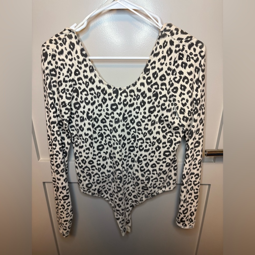 Le Lis Animal Print Bodysuit